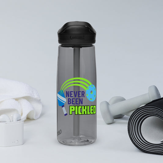 "NEVER BEEN PICKLED" SPORTS WATER BOTTLE