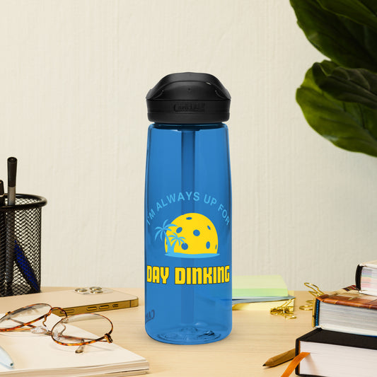"I'M ALWAYS UP FOR DAY DINKING" SPORTS WATER BOTTLE
