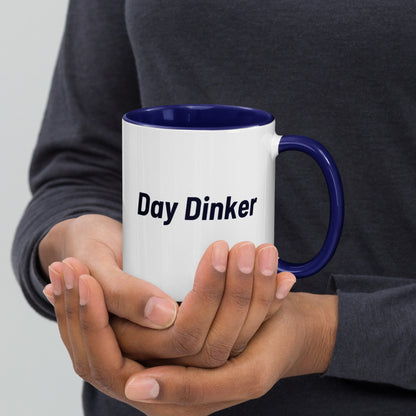 "Day Dinker" Pickleball Mug with Color Inside