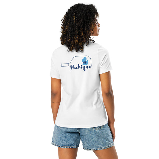 Women's Michigan Pickleball T-Shirt