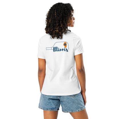 Women's Illinois Pickleball T-Shirt